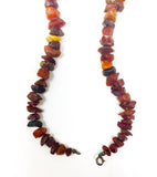 Antique Handcrafted Art Nouveau Era Baltic Amber Beaded Necklace